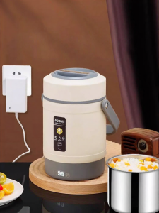 YOUNAI | Electric Heating Lunch Box Portable for Office Use Car & Home No Water Filling