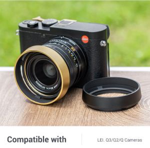 JJC Metal Lens Hood Shade with Cap for Leica Q3 Q2 Q: A Comprehensive Guide