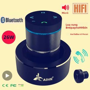 Loa Siêu Trầm Rung Chống Rung Loa Bluetooth Di Động Không Dây Hộp Âm Thanh Bass Vỏ Kim Loại Máy Nghe Nhạc Mp3