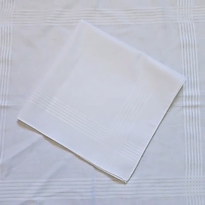 6pcs Pure White Scarf Handkerchief Panyo Pure Cotton Mens White Handkerchief DIY Solid Color Handkerchief
