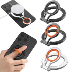 Magnetic Ring Buckle Phone Holder 360-Degree Rotating Desktop Fixed Strong Magnetic Adsorption Portable And Universa
