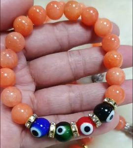 Appricot Lucky Charm Bracelet Evil Eye Petchay St.Benedict Pi-Yao