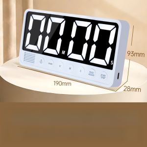 Large Timer Kitchen Electronic Stopwatch Loud Sound Countdown Reminder Commercial Industrial Use Big Screen Timer/Stopwatch