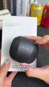 HTC NE17 TWS Gaming หูฟังบลูทูธ 6.0 Gamer พร ้ อมไมโครโฟน หูฟังไร้สาย หน่วงต่ำ โทรคมชัด รองรับโหมดเกมและโหมดทั่วไป พร้อมไมโครโฟน ใช้งานได้กับ iOS และ Android