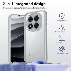 For Xiaomi Redmi Note 15 Pro Plus 5G Case Air Cushion Silicon TPU Bumper Clear Matte Back Cover Hard Case for Redmi Note 15 Pro+