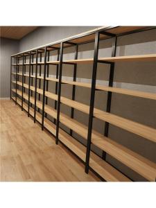 MOLORE | Steel and Wood Multi-Purpose Display Shelf