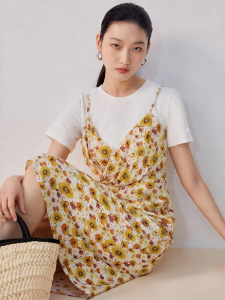Vero Moda | Đầm Xuân Hè Cổ Trụ Pháp In Hoa Ngọt Ngào Kiểu Hai Mảnh