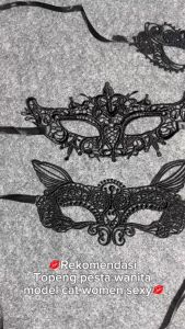 CAT Topeng Renda Pesta Topeng Wanita - New Mask Eye Halloween Mask Party