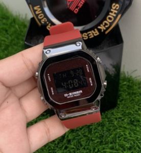 นาฬิกาข้อมือชาย D-ZINER ( ดีไซเนอร์ ) แบรนด์แท้ ดีไซน์ ยักษ์เล็ก หัวเหล็ก สายยาง ( พร้อมกล่องแบรนด์ )