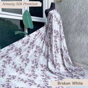 KAIN ARMANI SILK MOTIF | MOTIF BUNGA | MOTIF LAIN LAIN