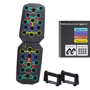 Portable Foldable Push Up Board Set with Handles Home Workout Fitness Tool for Chest Abdominal Arm Back Muscle Training