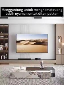 [penyesuaian 180°] bracket tv 32 inch Bracket Tv Layar berputar 180° Kapasitas menahan beban 400KG braket TV LED 32-120 Inch Universal Smart TV Digital LCD Braket Fleksibel