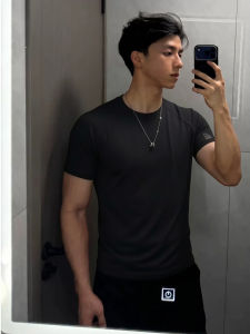 OUMULONG | Breathable Fitness T-shirt Half Sleeve