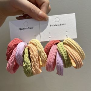 Dây Buộc Tóc Cao Su Màu Kẹo Đàn Hồi Cao Cho Nữ Dây Buộc Tóc Cao Su Bền Mới 2025 Dây Buộc Tóc Bằng Cao Su Bền Dây Buộc Tóc Phụ Kiện Tóc