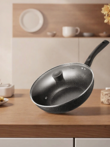 Midea | Non-stick Cookware Stone Material Deep Fry Pan Electromagnetic Compatible