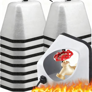 Feelife Outdoor Faucet Covers Thick Foam Insulated Hose Bib Water Spigot Cover Winter Freeze Protection Spigot Socks for Outside Garden