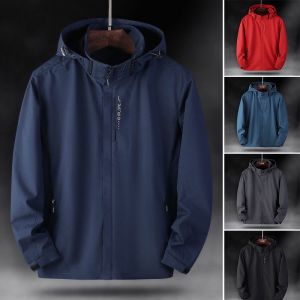 จัดส่งในประเทศไทย แจ็คเก็ตสำหรับผู้ชายเดินป่าน้ำหนักเบาระบายอากาศแจ็คเก็ตสำหรับผู้ชาย