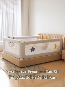 Oneye bed fence baby anti fall Rel Katil Pengadang Anti-Jatuh Bayi  Panel Keselamatan Sisi Katil Kanak-Kanak  Pengadang Katil Bayi Tinggi