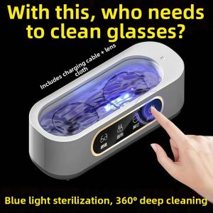 Ultrasonic Automatic Eyeglasses and Contact Lenses Cleaner