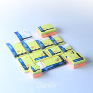 Bantex Sticky Note Polos 5 Warna Tebal dan Tahan Lama BH9025