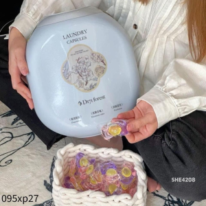 HỘP VIÊN GIẶT 3IN1 HỘP XANH DI7I FOR EST- Hộp 168 viên nước giặt nước xả diệt khuẩn sạch nhanh vượt trội lưu hương tốt - 2Shop store