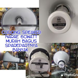 corong speaker mesjid 60watt Narae suara mantap keras sparepart penganti berlimpah harga kaki lima kwalitas bintang 🌟🌟🌟🌟🌟