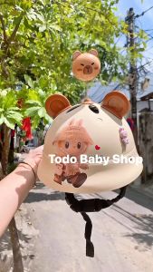 Mũ Nón Bảo Hiểm Trẻ Em LABUBU Tặng Kèm Đầy Đủ Phụ Kiện-999