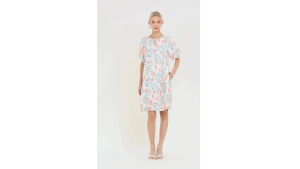 Badomoda AYZALI Floral Puff Sleeved Dress