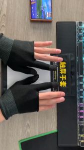 Găng tay chơi game 2 ngón bàn chống thấm mồ hôi vân tay cảm ứng giữ ấm tay chống nắng khi chạy xe