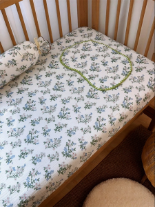 ZHISHAN | Baby Crib Sheet Pure Cotton Twill Knit