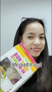 Bún Tươi 5 Loại Rau Củ Tự Nhiên VitaVegan Không Phẩm Màu