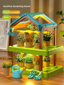 DIY Handmade House Children Girls 3D Scene Birthday Gift Assembly Toy House Model Plastic Building Blocks Static Model for Kids