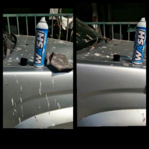 แถมฟรีผ้า 1 ผืน... สเปรย์ล้างคราบสกปรก ขี้นก แมลง ยางไม้ LUBE71 WASH SPRAY ขนาด 600 มล