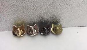 Premium Metal Bag Turn Lock Bird Shape Decor Clasp for DIY Leather Craft Handbag Purse Replacement Hardware