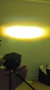 A Pair Mini Motorcycle Driving Light LED Waterproof White Yellow Double Universal 30W*2 motor light