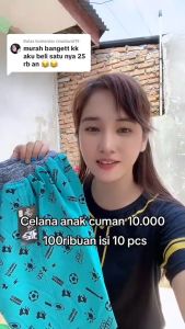 Paket 50rb Dapat 5 Pcs Celana Pendek Kolor Anak Laki Laki Boxer Cinos Motif Usia 3-13 Tahun
