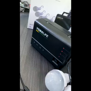 Outdoor Portable YOBOLIFE Solar Camp Solar Panel System Solar Lighting System Generator Powerbank Camping Equipment Battery Power Supply Charger Phone Light