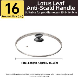 DEMING | Heat Resistant Tempered Glass Lid 32cm