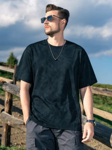 Enjeolon | Stain-Free Ink Wash Short Sleeve T-shirt 5-Sleeve