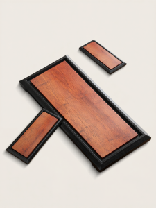 JIXIANSHENG | Office Small Drainage Bamboo Tea Tray For Dry Tea Brewing