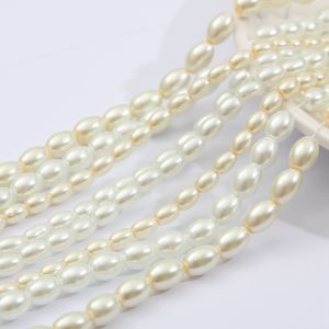 4mm Imitation Pearl Glass Beads Loose Bracelet Necklace Beads DIY Handmade Materials Jewelry Accessories Craft Supplies
