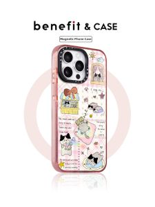 Magnetic Protective Phone Case Colored Frame