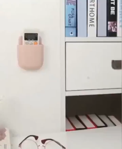 Rak Holder hp dindingTempat Gantung Penyimpanan Remote ATK HP Kabel Organizer Serbaguna Tempel Dinding DMO J37