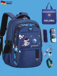 Ergonomic Lightweight Waterproof Boys School Backpack