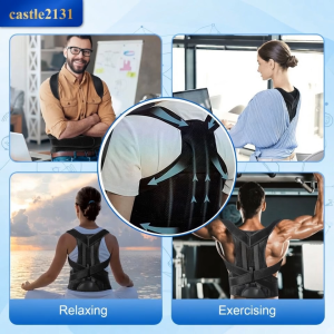 Back Support Belt Premium Lumbar Brace Posture Corrector Heavy Duty Elastic Pain Relief Waist Support