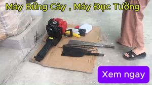 Máy bứng cây đào lỗ trồng cây tại hà nội