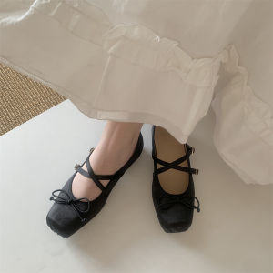 NAISHI | Design Cross Strap Mary Jane Shoes