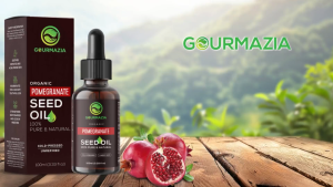 น้ำมันเมล็ดทับทิม Gourmazia ออร์แกนิก 100% สกัดเย็น ใช้รับประทานและความงาม 100 มล. | Pomegranate Seed Oil 100ml