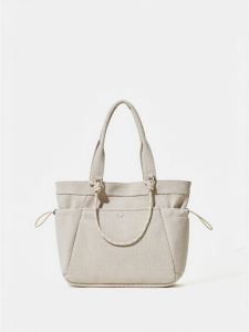 BOSTANTEN | Casual Chic Womens Commuter Tote Bag Lightweight Large Capacity Underarm Handbag for Traveling and Daily Use Soft Fabric Inner Pocket