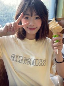 Retro American Cotton Short Sleeve T-Shirt: A Stylish Summer Choice